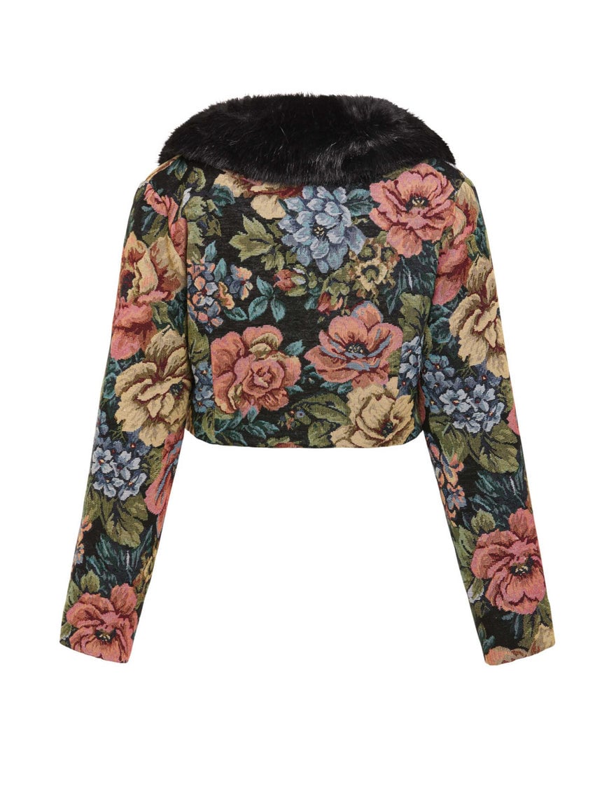 Unreal Fur Monarch Cropped Jacket photo 2