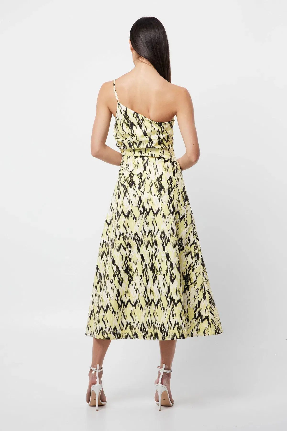 Mossman The Resemblance One Shoulder Dress Print Size AU 8 photo 2