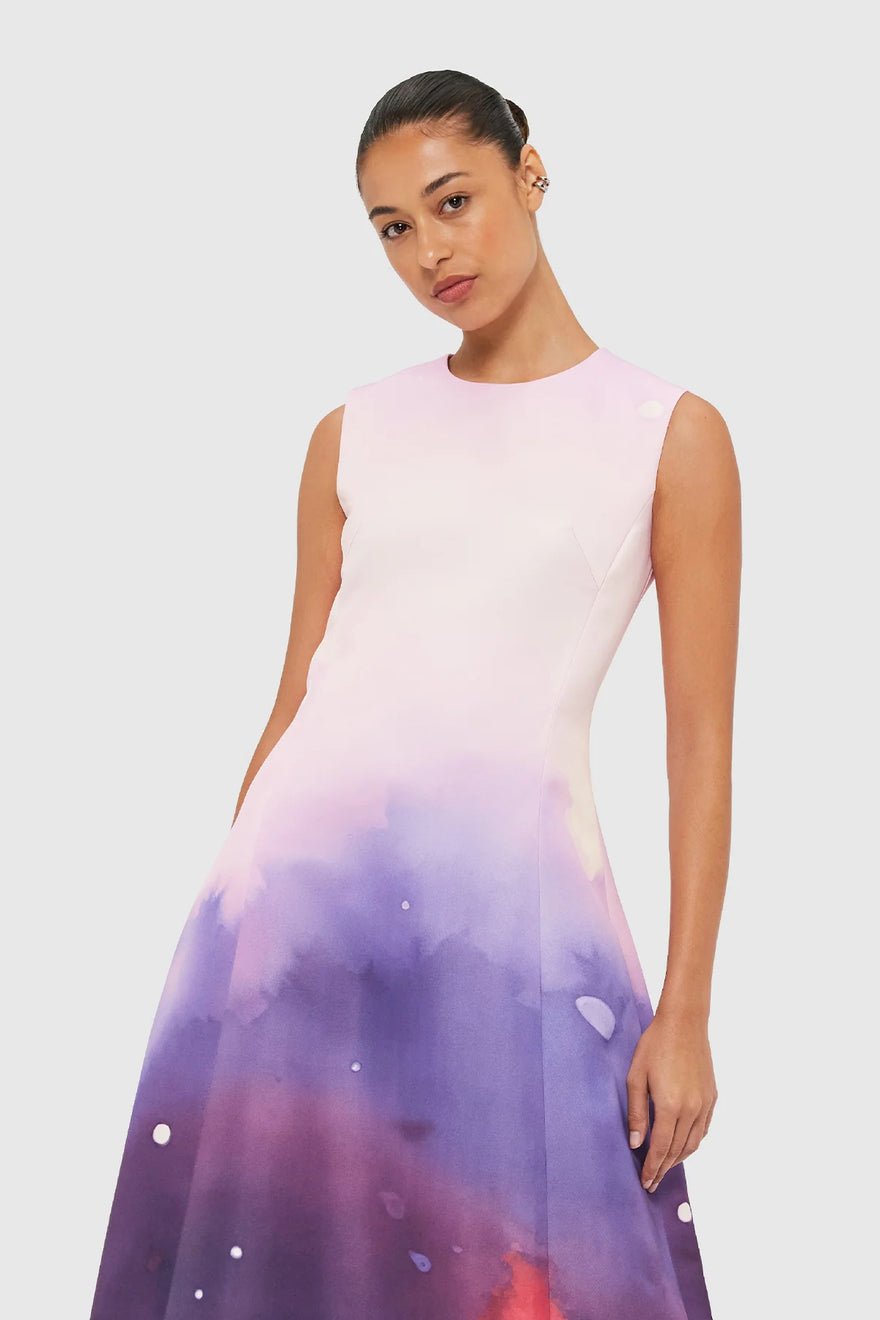 Leo Lin Cleo Sleeveless Midi Dress - Fairground Print photo 2