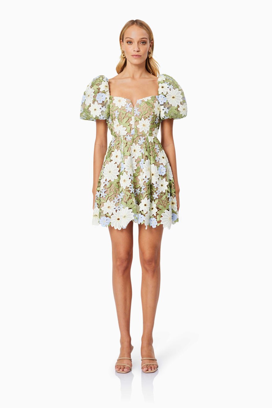 Elliatt Flora Mini Dress - Multi photo 4