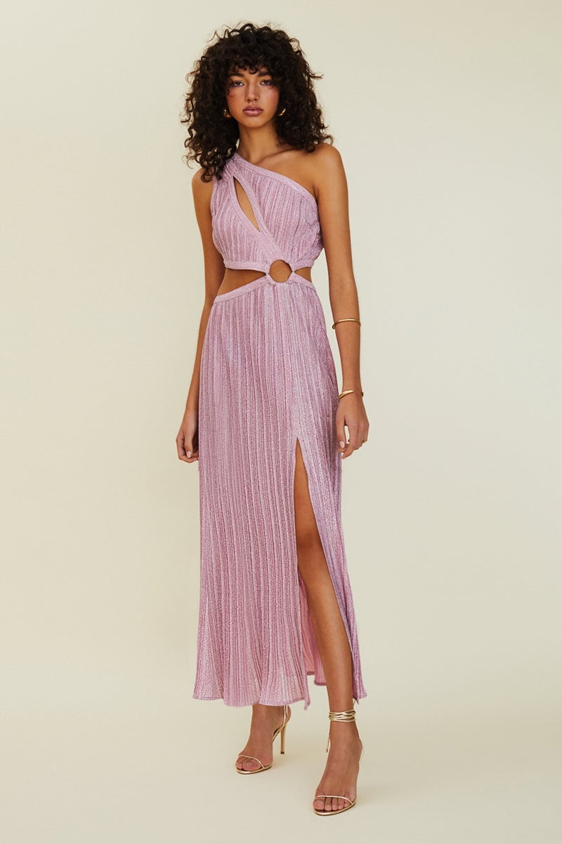SUBOO MARS SLEEVELESS CUTOUT MAXI DRESS - PINK photo 2