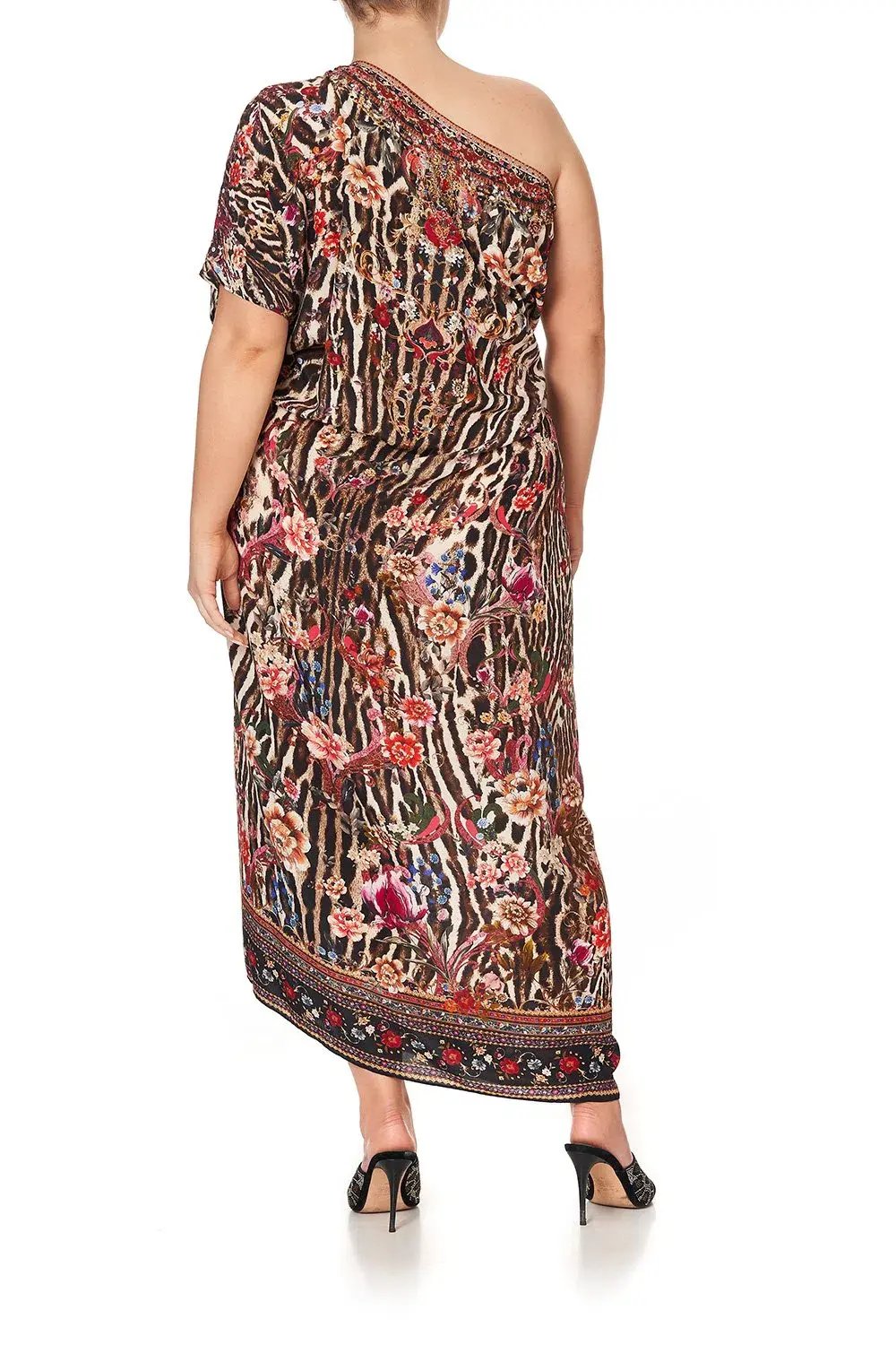 Camilla Liv A Little Silk Round Neck Kaftan Print One Size photo 6