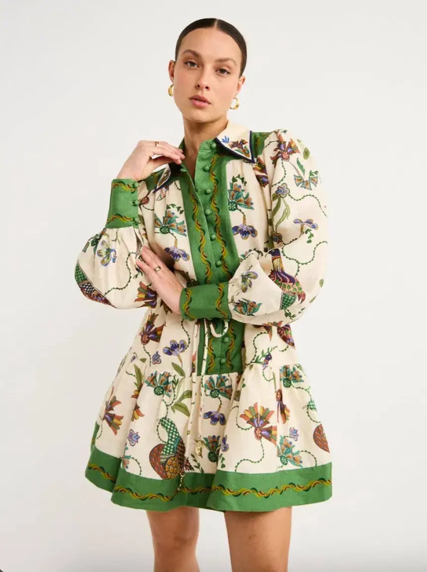 Alemais Birdie Mini Dress In Multi Size 6 photo 2