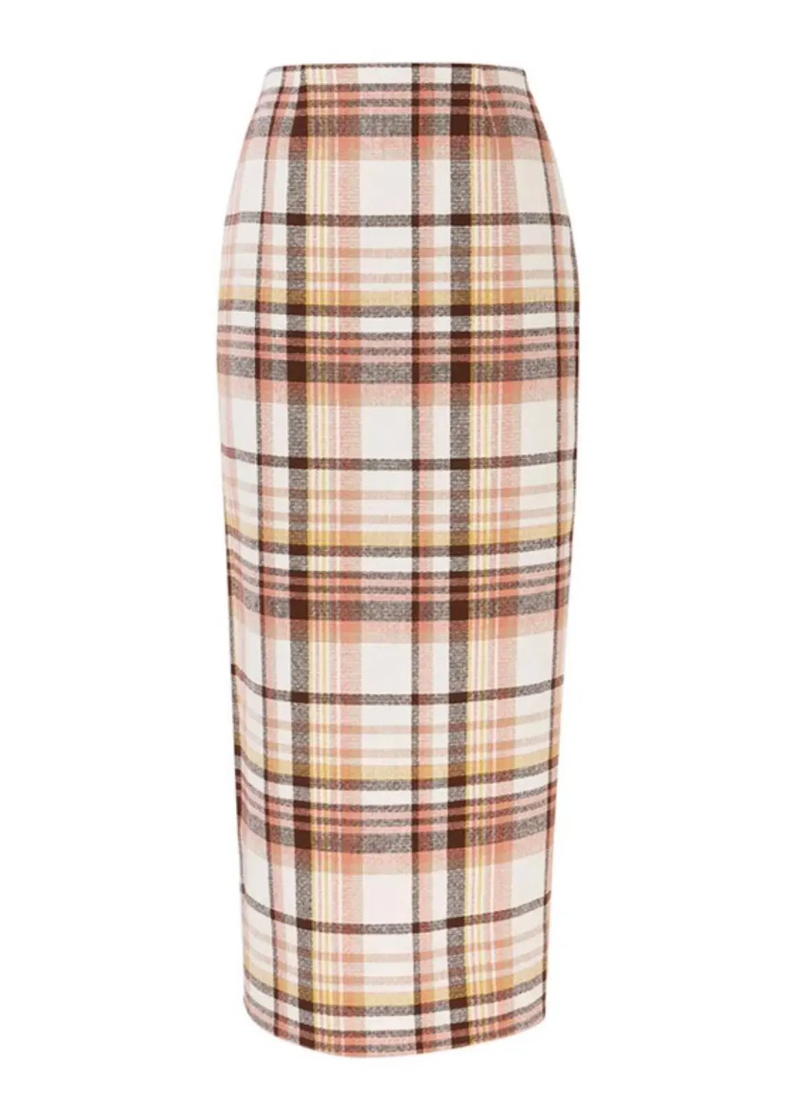 Zimmermann The Matchmaker Check Bow Bodice and Pencil Skirt in Cream Size 1/Au 10 photo 3