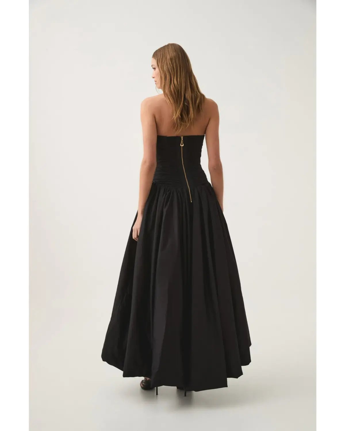 Aje Spatial Maxi Dress In Black Size AU 10 photo 4