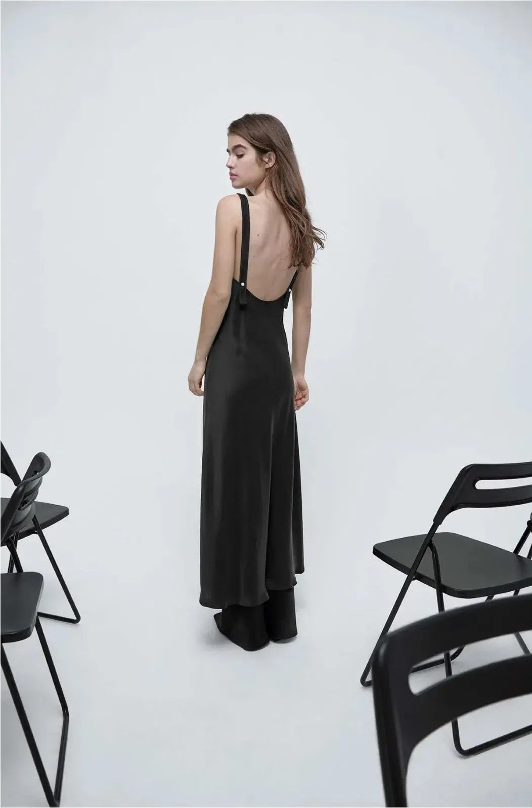Silk Laundry Deco Ruched Dress Black Size M / Au 10 photo 2
