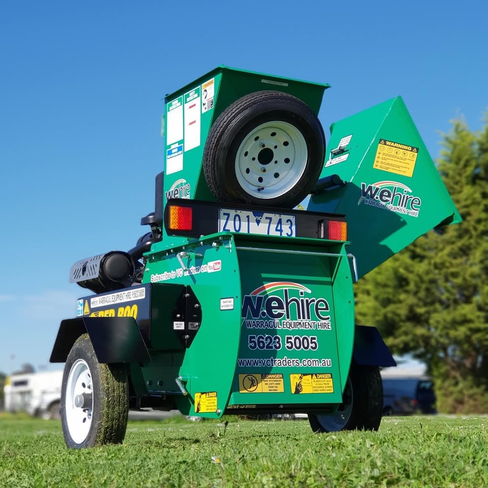 4" Chipper For Hire - 31HP V Twin Motor photo 5