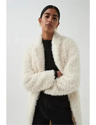 Aje Alpine Coat Ivory photo 2