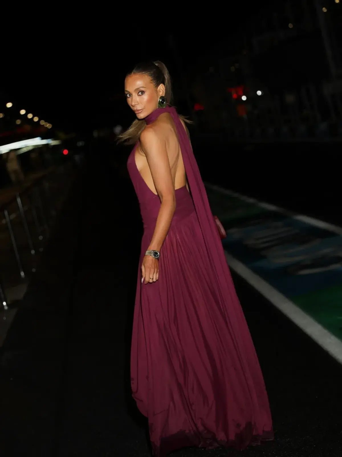 Effie Kats Verity Maxi Dress | Burgundy S/8 photo 3