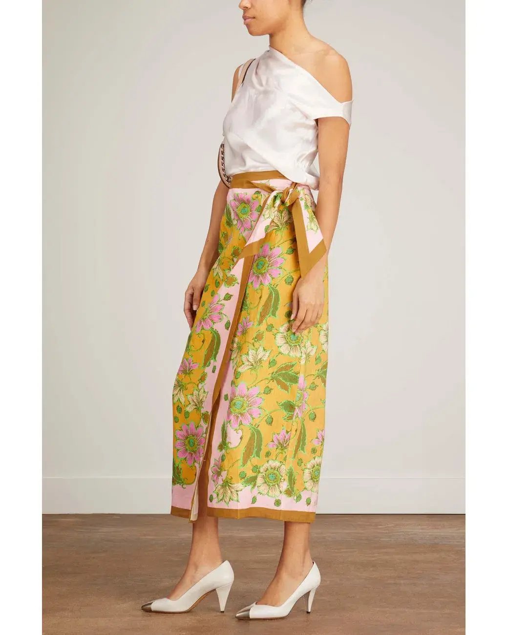 Alemais Winnie Wrap Sarong Skirt Floral Size S / Au 8 photo 4