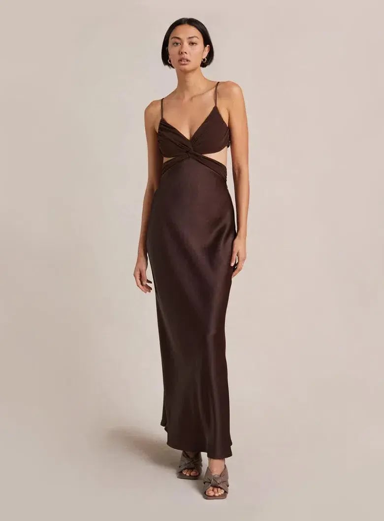 Bec & Bridge Nadia Twist Dress Brown Size 10 photo 2