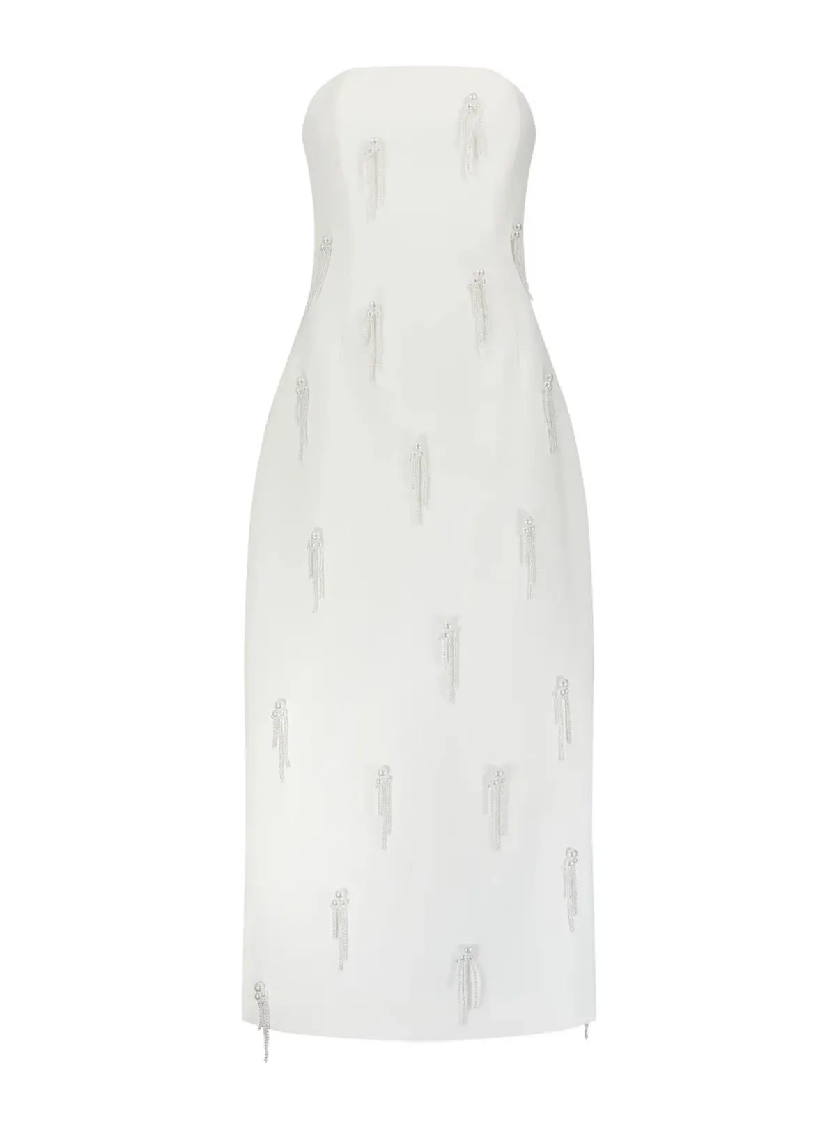 Odd Muse The Ultimate Muse Embellished Midi Dress White Size AU 8 photo 3