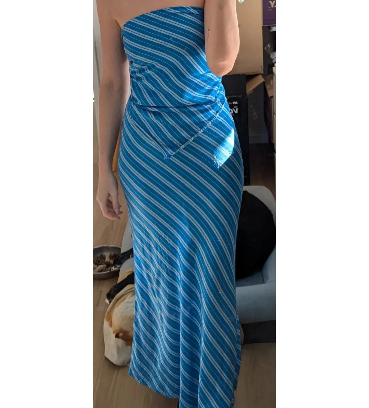 Steele Matching Set Azure Stripe Size S / AU 8 photo 4