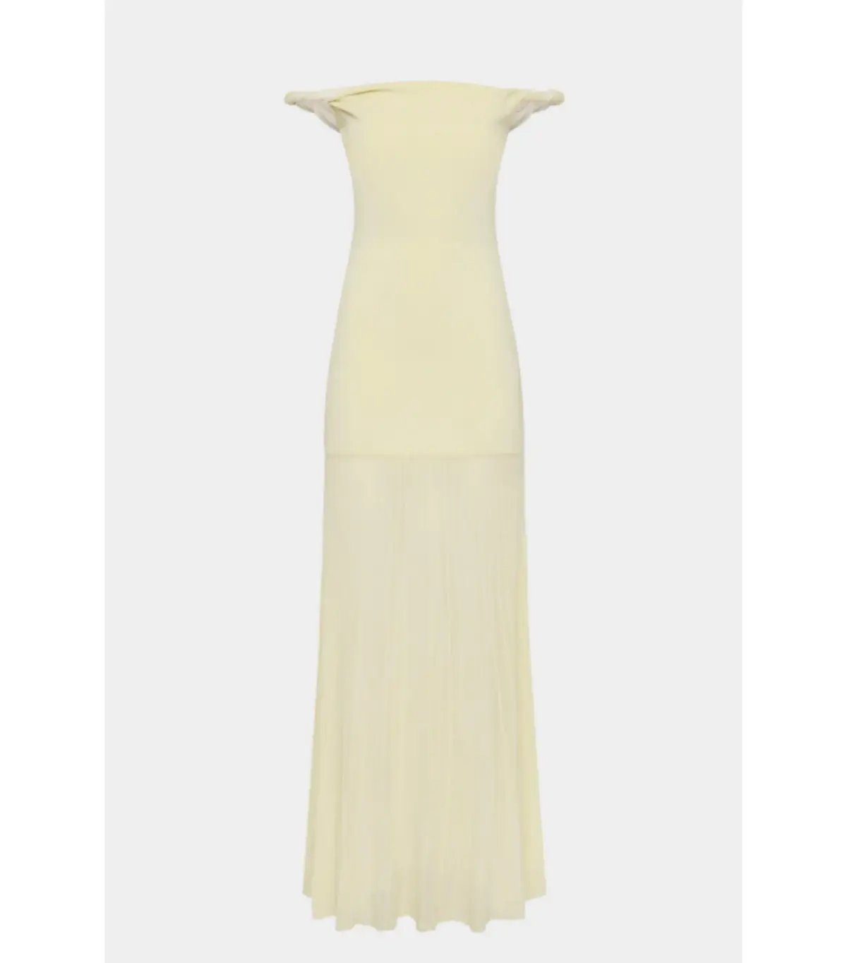 Sir the Label Ella Off Shoulder Twist Dress in Lemon Sorbet Size 10 photo 7