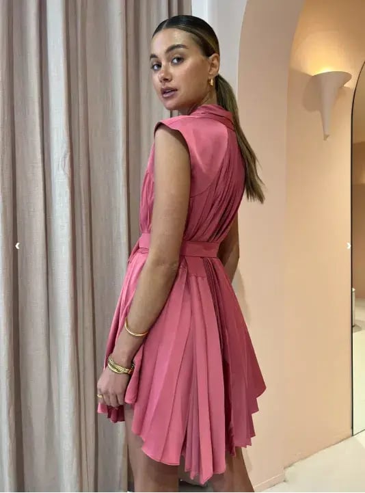 Acler Seymour Dress Dusty Pink Size 6 photo 5