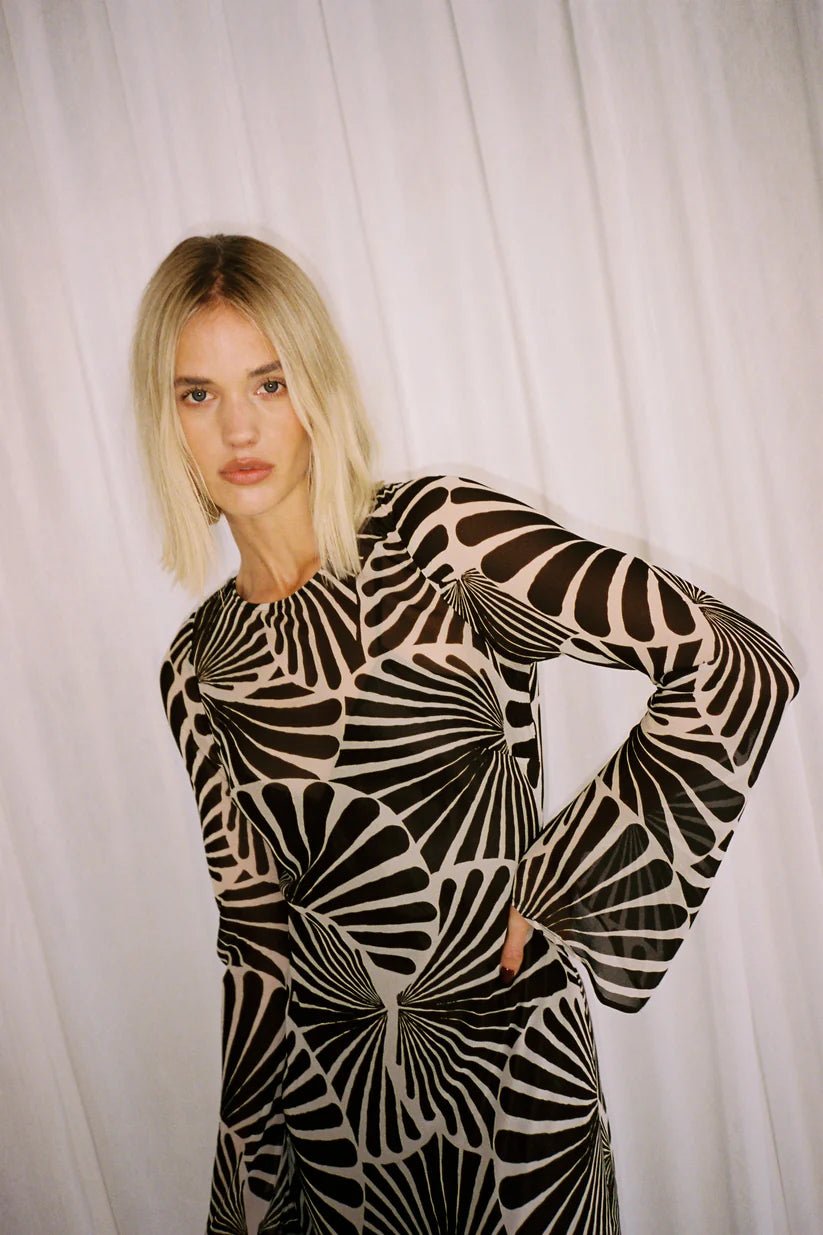 THE WOLF GANG LOTTIE MAXI DRESS - COCOA SHELL photo 6