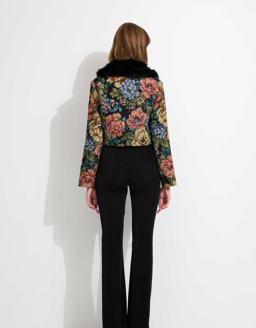 Unreal Fur Monarch Cropped Jacket photo 4
