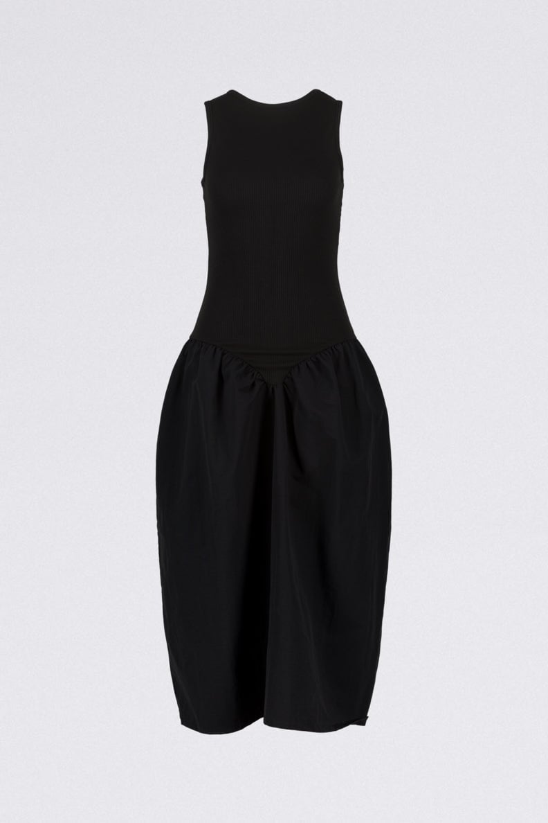 SAEMDI SPORTY PEPLUM DRESS - BLACK photo 5