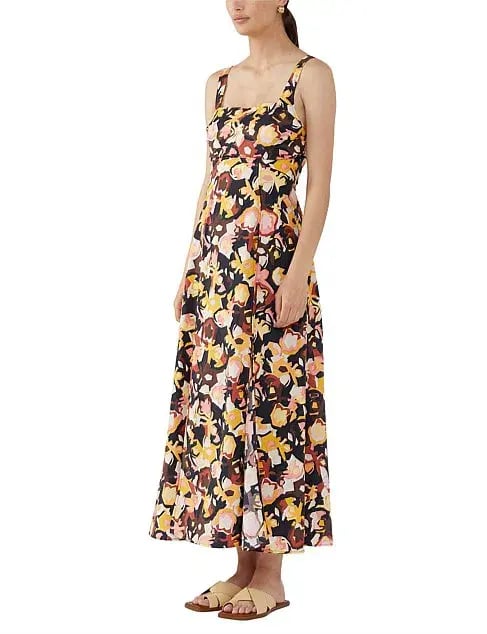 Camilla & Marc Delfino Long Split Skirt Dress Size 14 photo 3