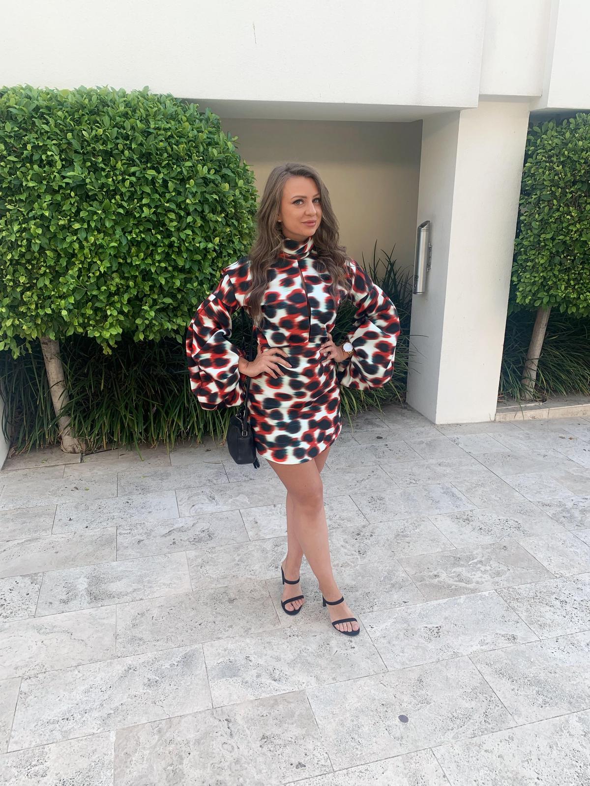 Camilla and Marc Sawyer Mini Dress Print Size 6 photo 5