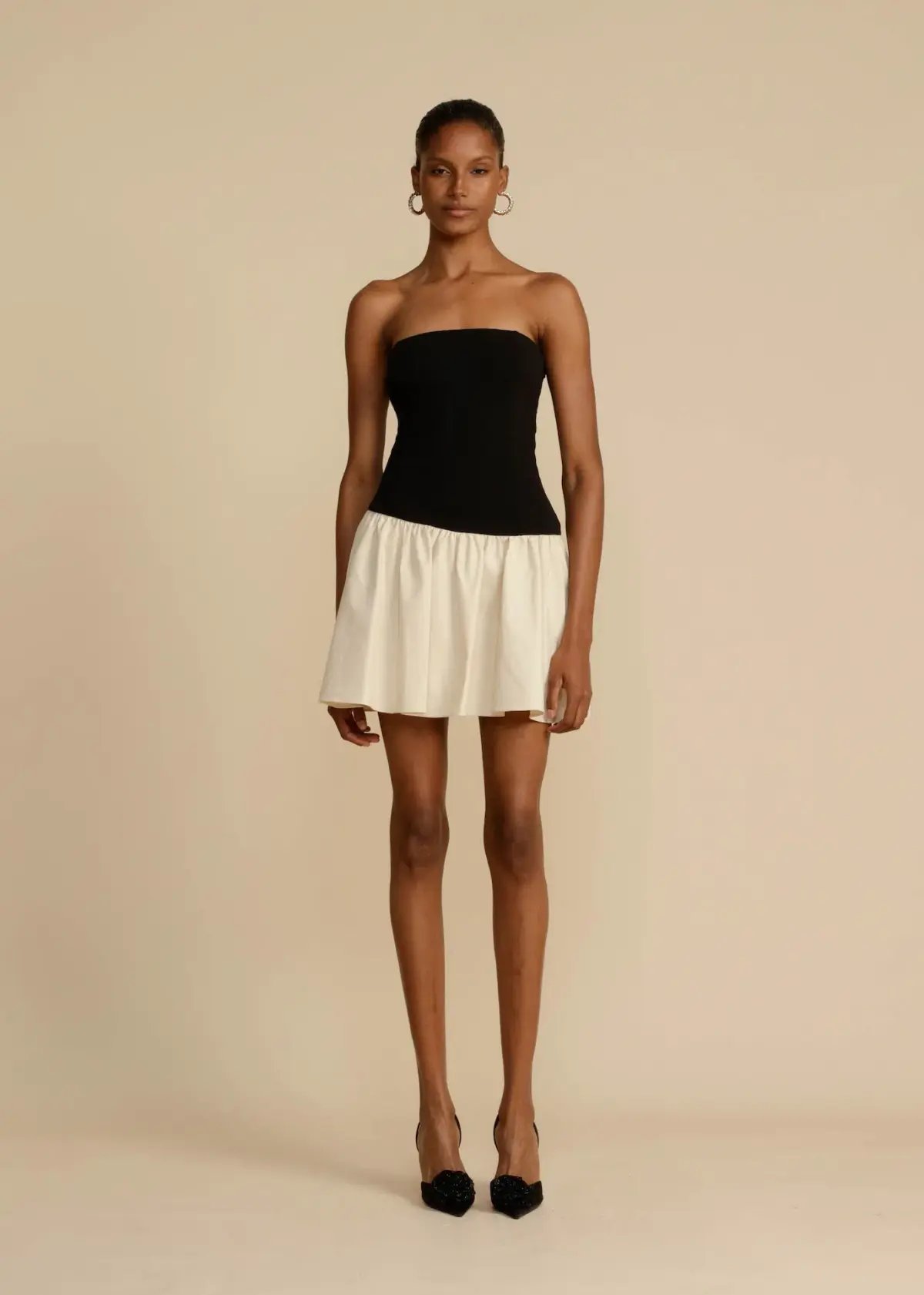 Arcina Ori Celine Mini Dress Black/White Size XS / AU 6 photo 2