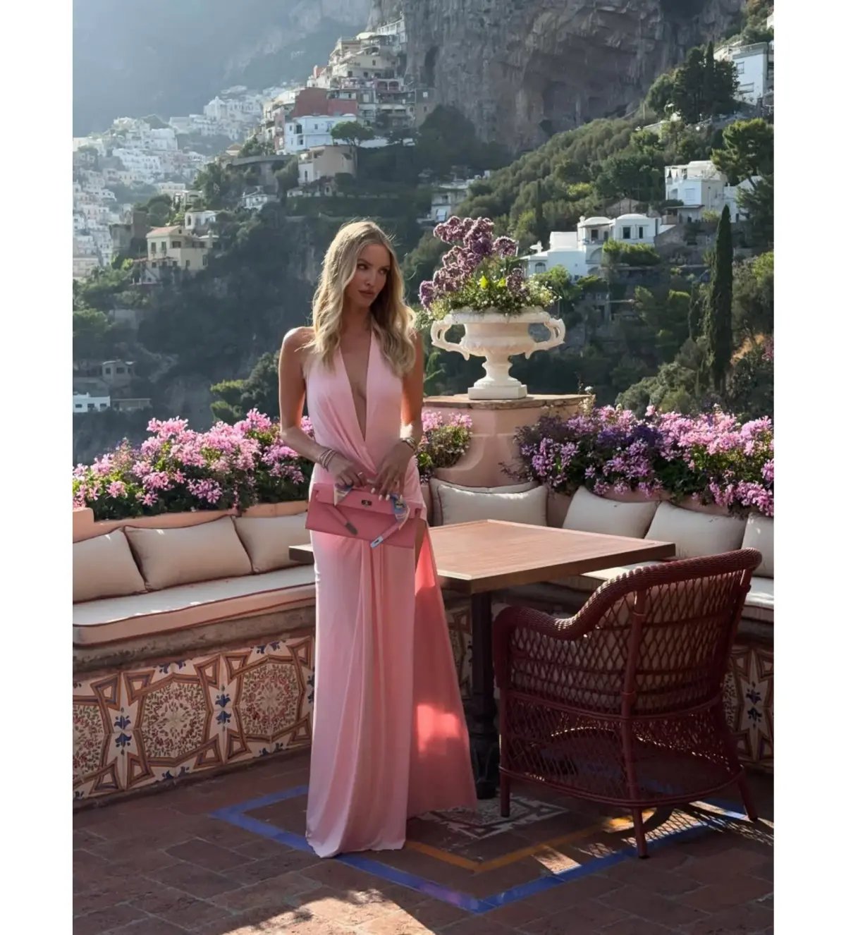 Natalie Rolt Winona Gown in Blossom Pink Size AU 6 photo 2