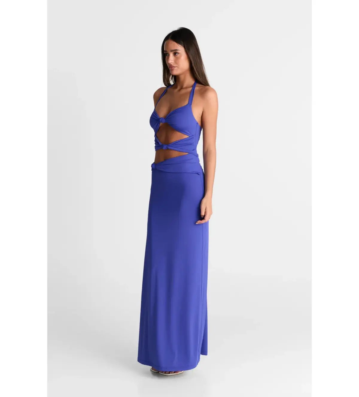 Sasha Therese Oralia Maxi Dress Cobalt Size M/AU 10 photo 3