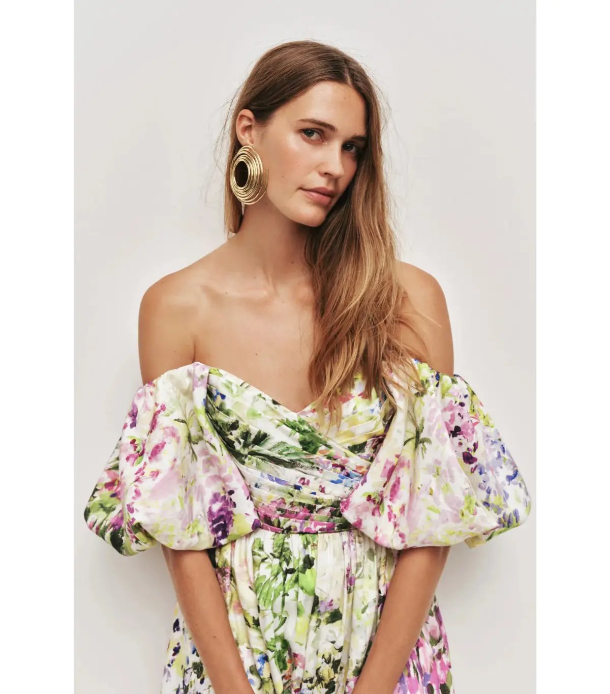 Aje Adina Floral Midi Dress Lavandula Size AU 14 photo 2