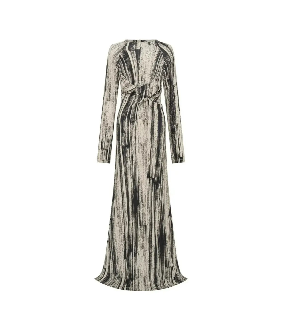 Camilla and Marc Arch Long Sleeve Midi Dress in Black Print Size AU 8 photo 5