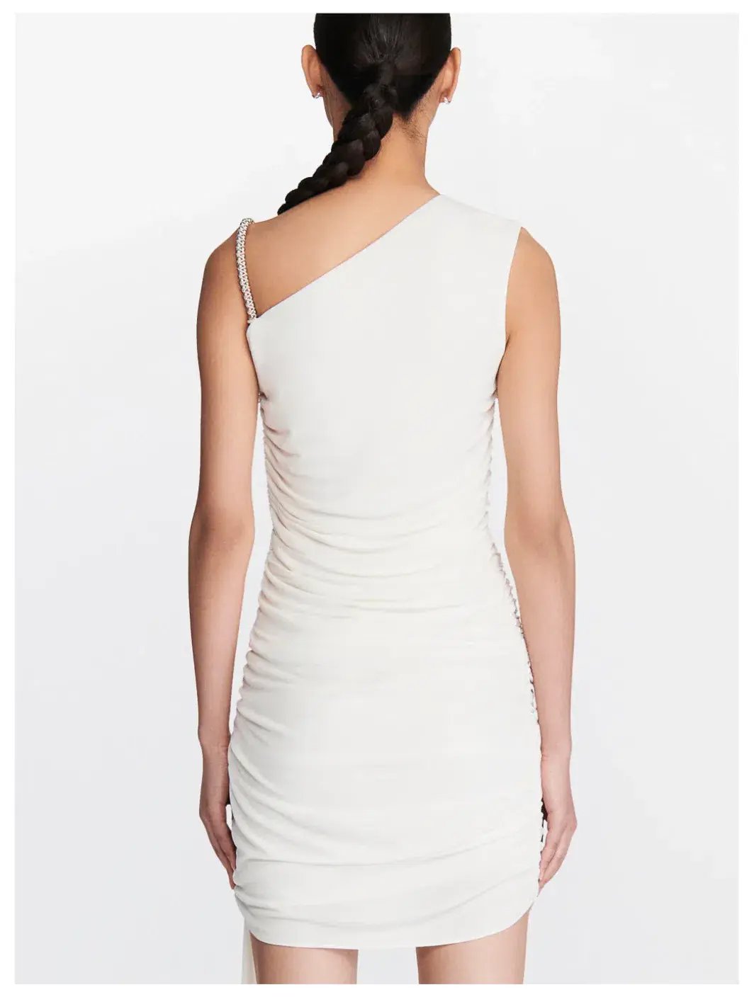 Dion Lee Barball Rope Asymmetric Dress Ivory Size 8 photo 4