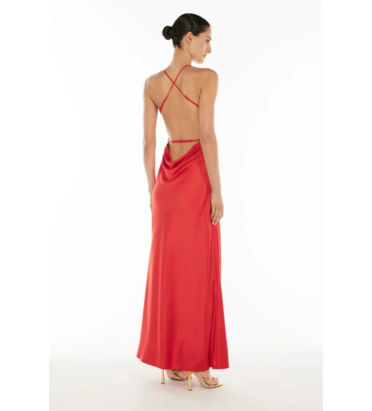 Manning Cartell Saturation Point Slip Dress in Red Size 8 photo 3