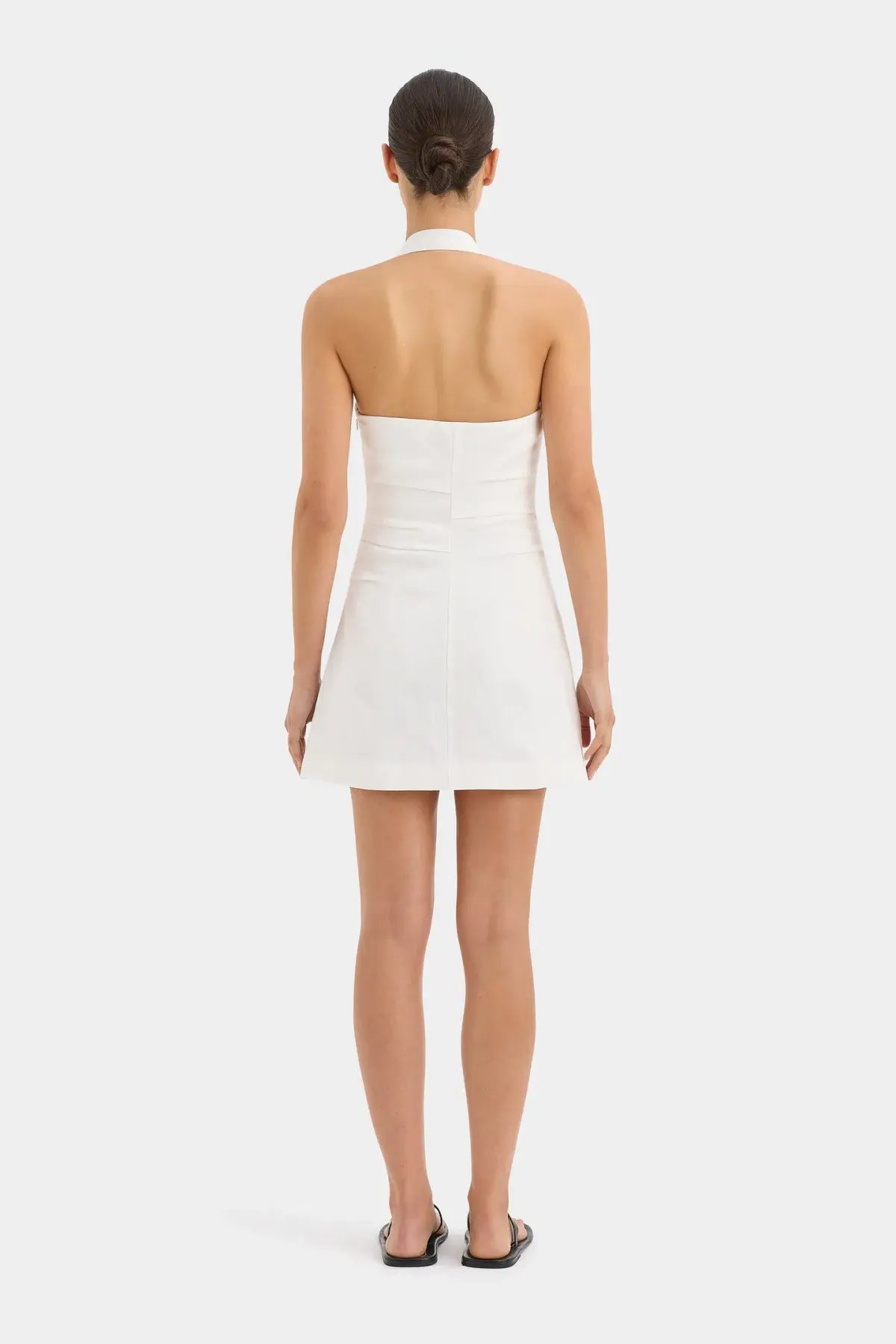 Sir the Label Noemi Halter Mini Dress Ivory Size 0 / AU 6 photo 3
