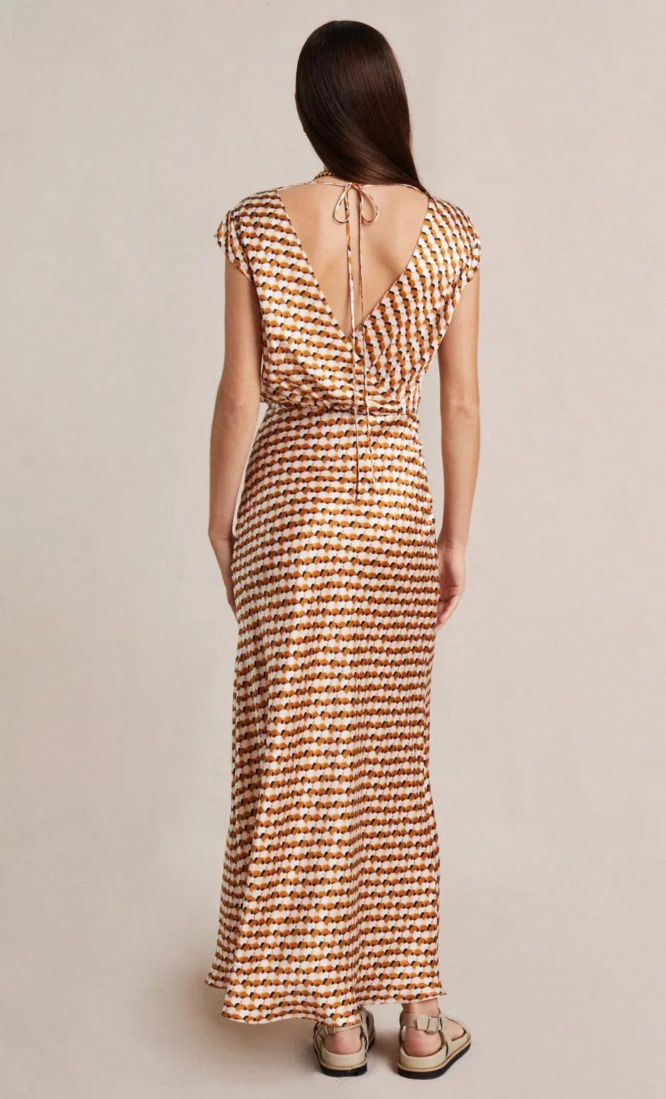 Bec & Bridge Casablanca Wrap Maxi Dress Print Size 10 photo 3