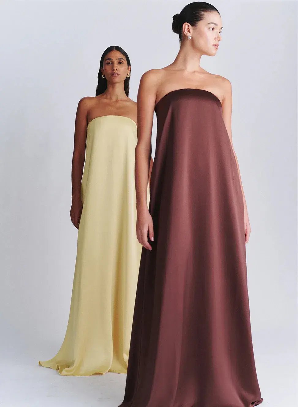 Anna Quan Delfina Gown Chocolate Brown Size 8 AU photo 3