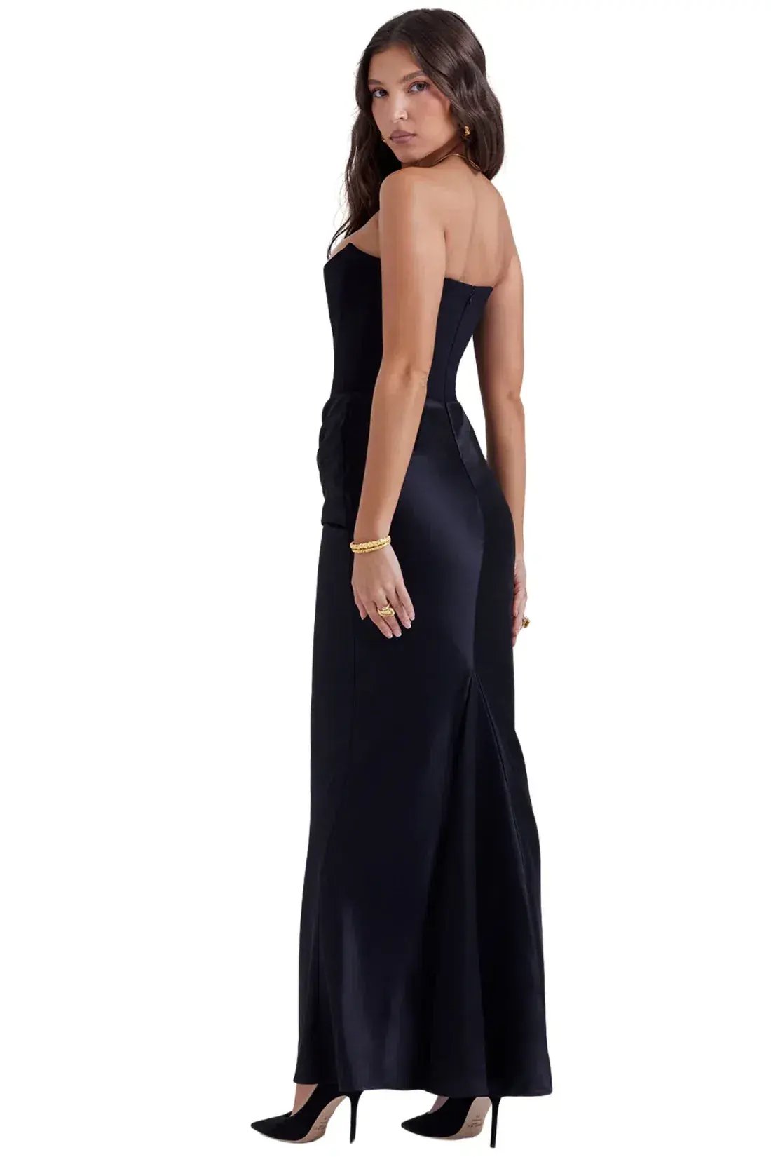 House Of Cb Persephone Dress Black Size 10 photo 2