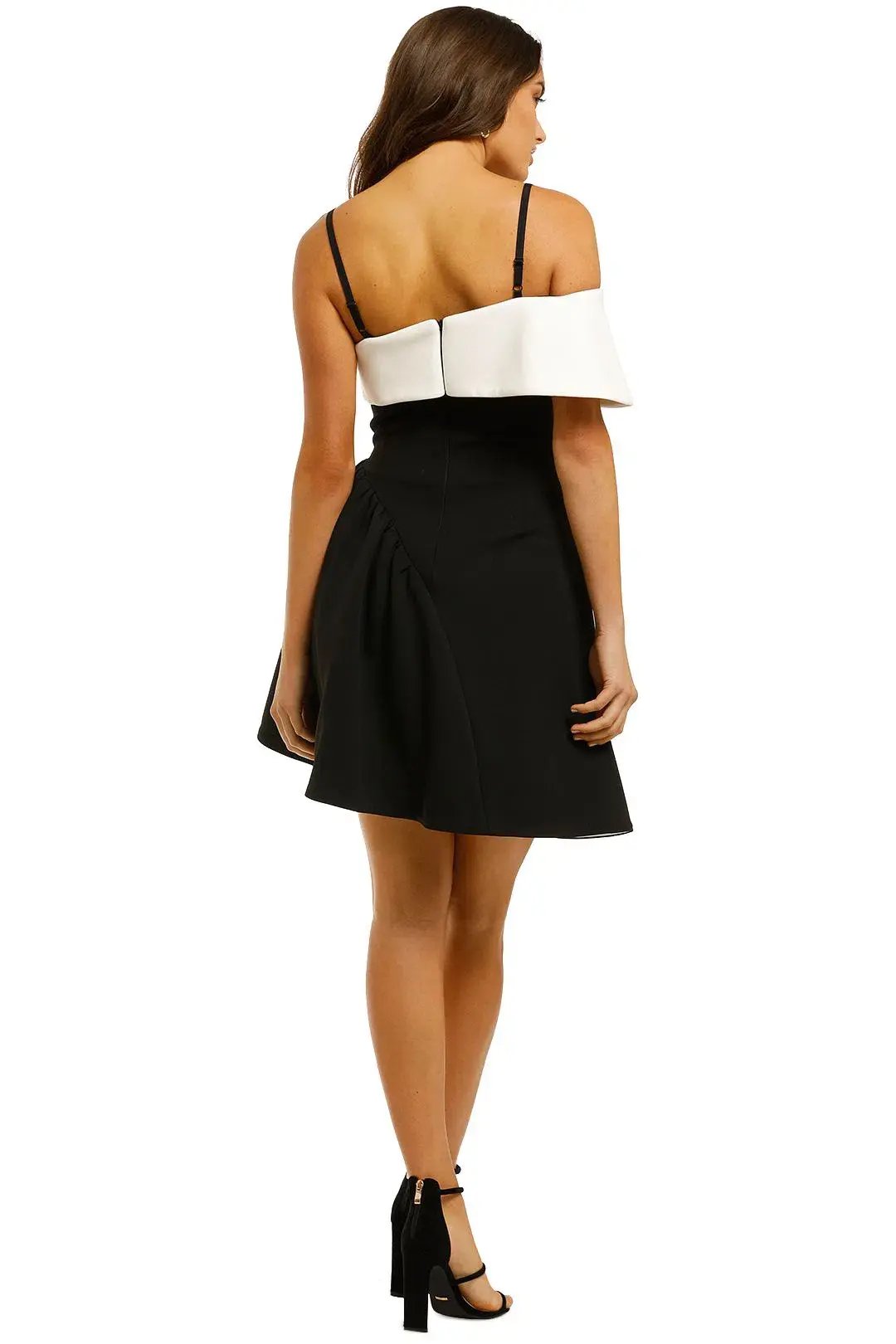 Elliatt Mila Dress Black/White Size M/10 photo 3