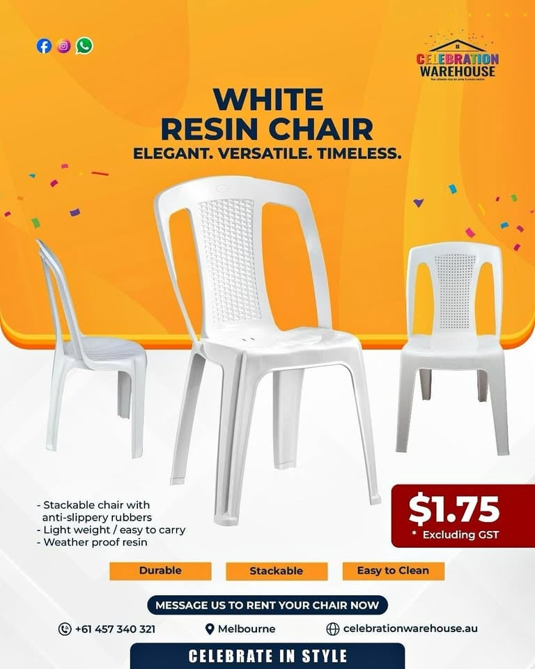 Chairs Tables Marquees Heaters Light Speakers Hire, Party items hire photo 2