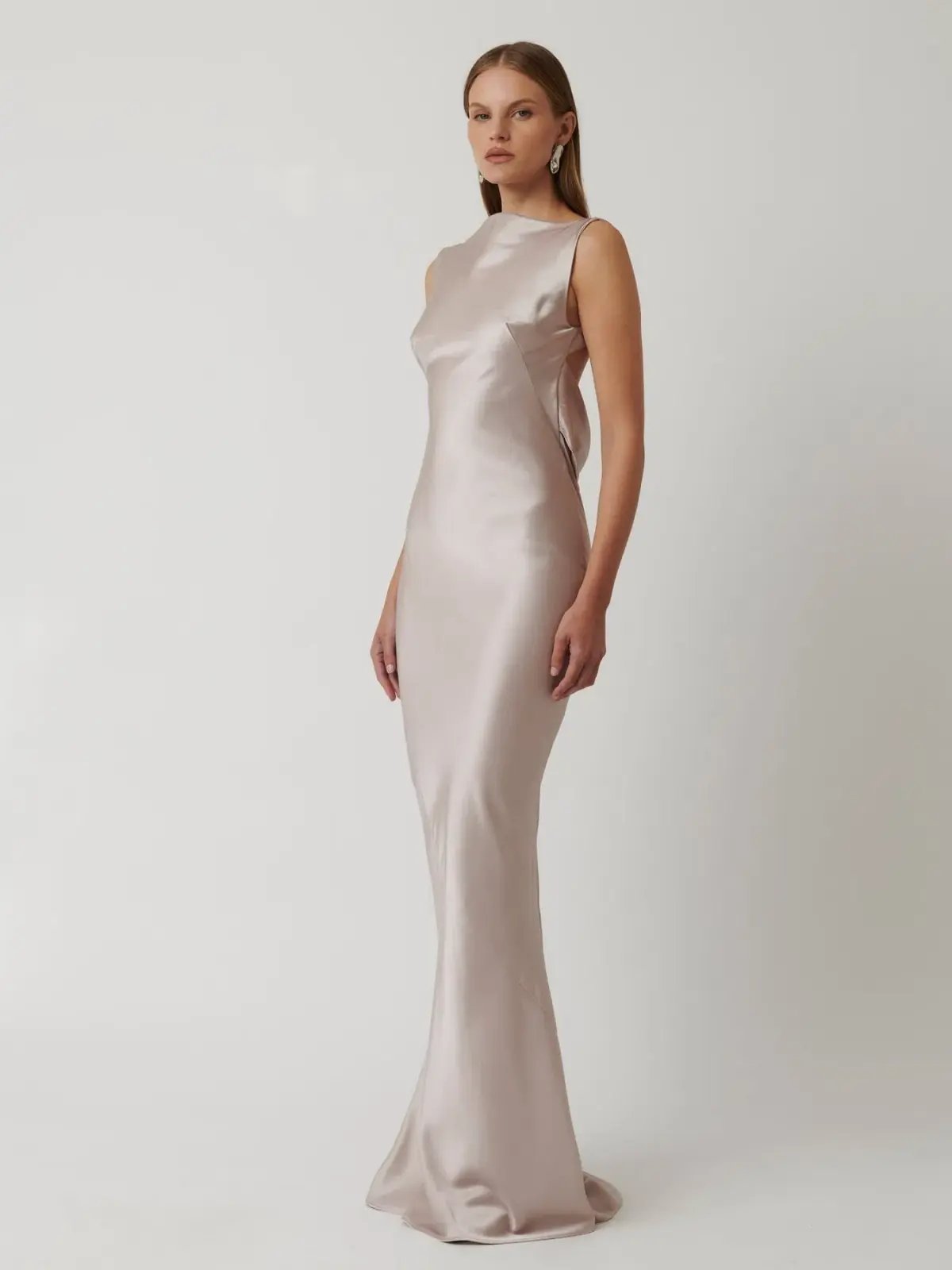 Effie Kats Karolina Gown in Moet Size 12 photo 2