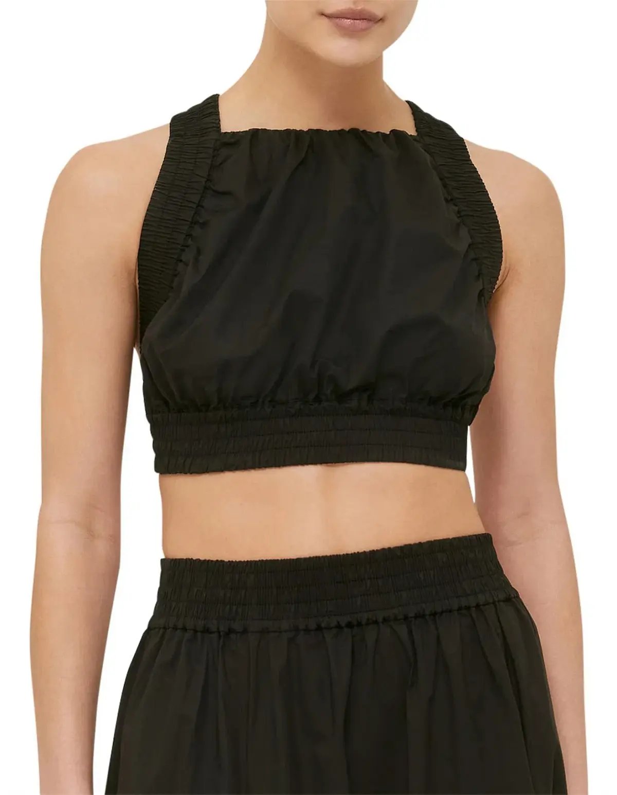 Saba Kiera Crop and Skirt Set Black Size 8 photo 2