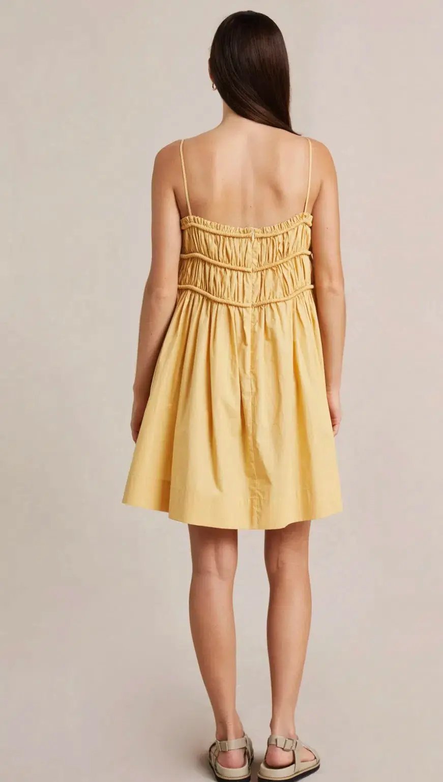 Bec & Bridge Eli Mini Dress Yellow Size 10 photo 3