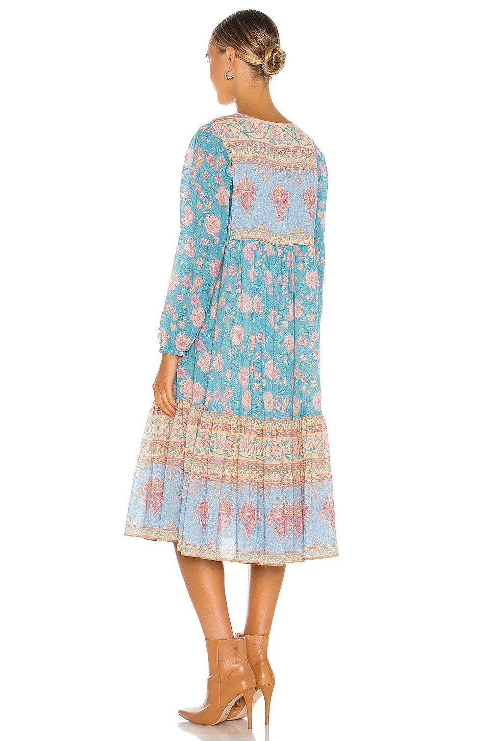 Spell and the Gypsy Love Story Boho Dress Sky Blue Size 8 photo 2