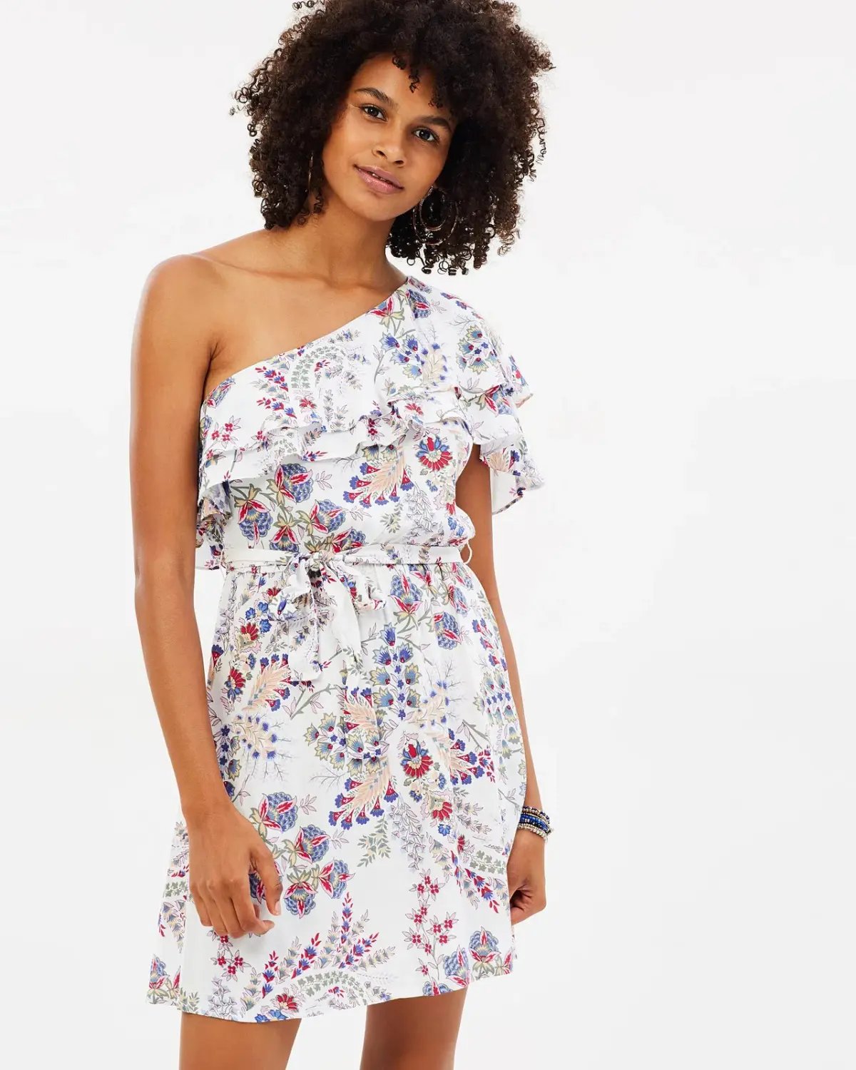Tigerlily One Shoulder Dress Floral Size AU 10 photo 3