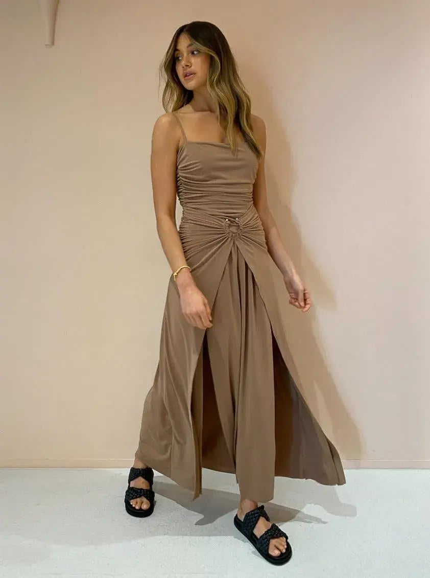 Bec & Bridge Vixen Maxi Dress in Sepia Brown Size 8 photo 5