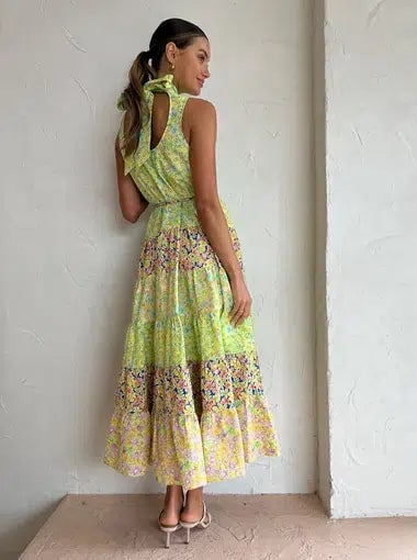 Alemais Daisy Spliced Midi Dress photo 2