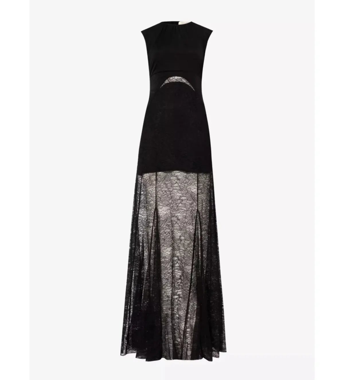 Camilla and Marc Angelo Lace Skirt Woven Maxi Dress Black Size AU 10 photo 5