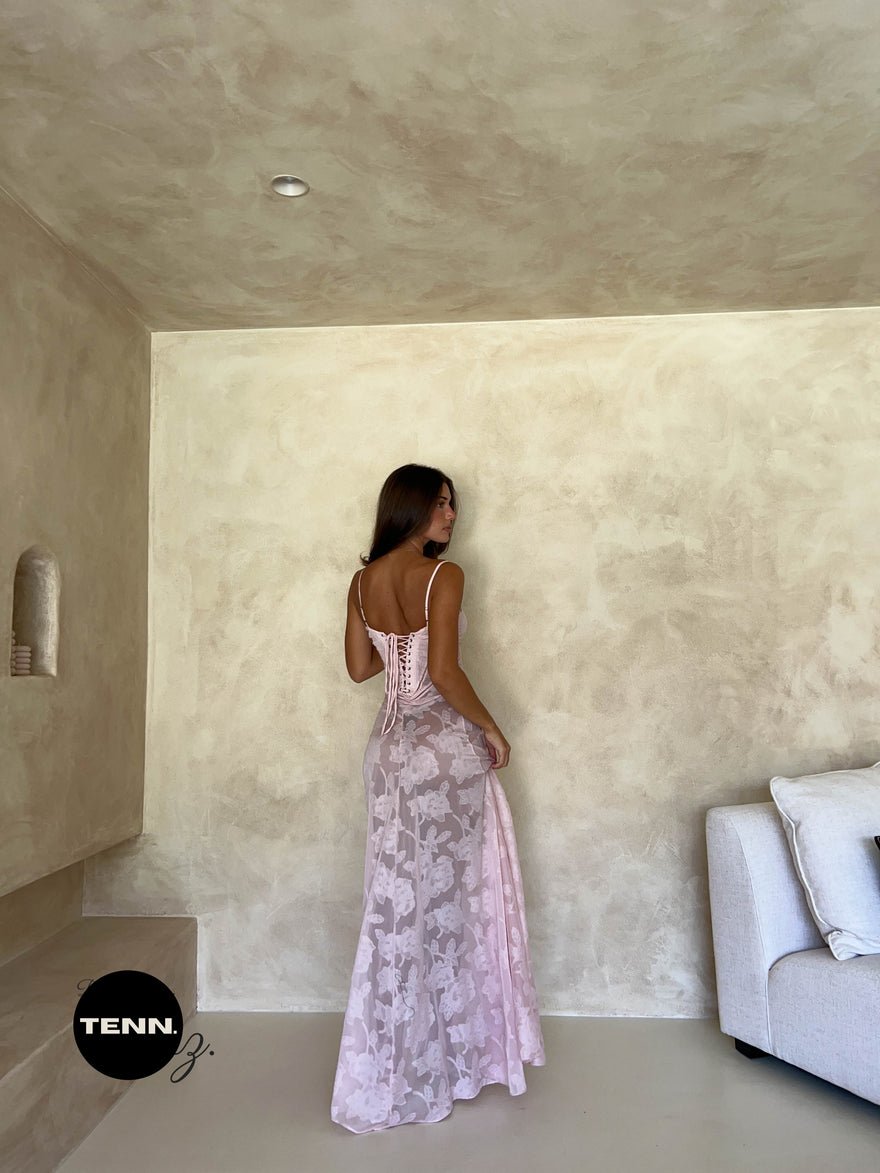 House of CB Seren Dress - soft pink photo 4