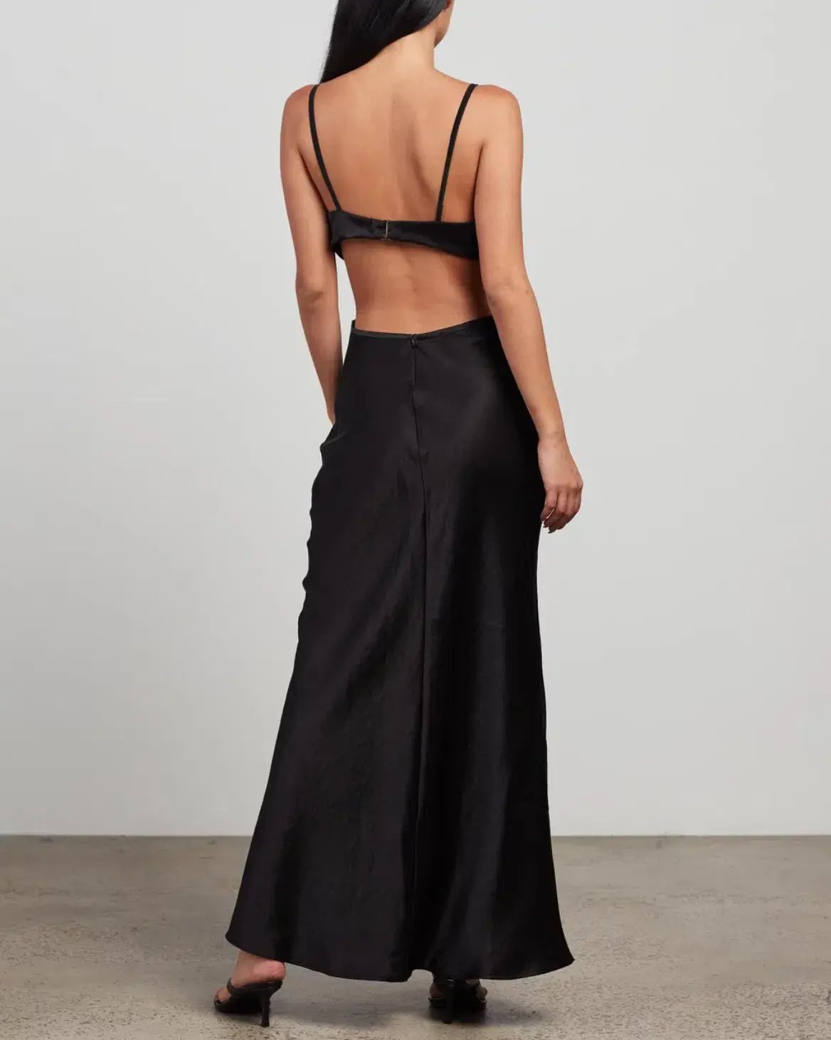 Bec & Bridge Veronique Cut Out Maxi Dress - Black - Size 8 photo 7