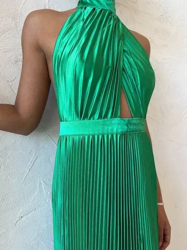 L'Idee Renaissance Gown in Bright Green Size AU 10 photo 6