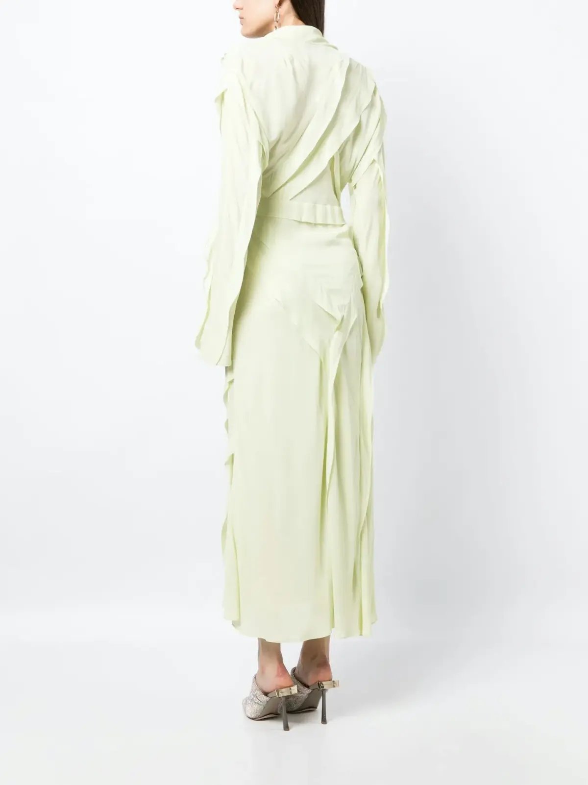 Rachel Gilbert Delfy Sleeve Midi Dress Seafoam Size 0 / AU 6 photo 3
