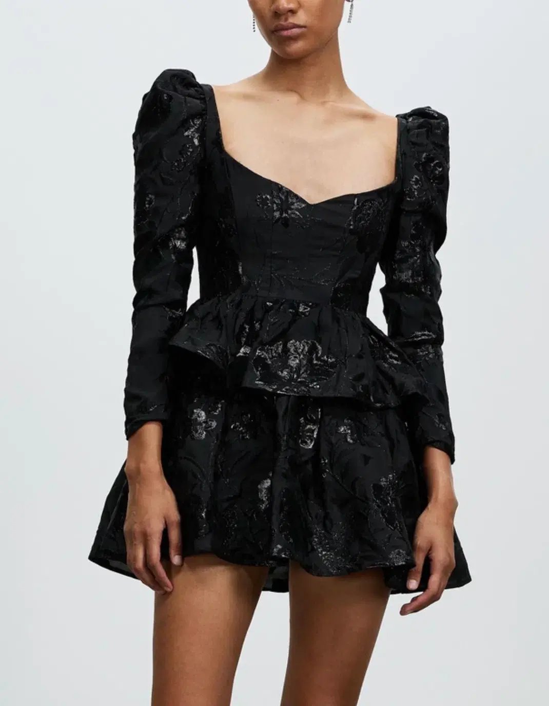 Nicola Finetti Lolly Dress in Black Size 6 photo 2
